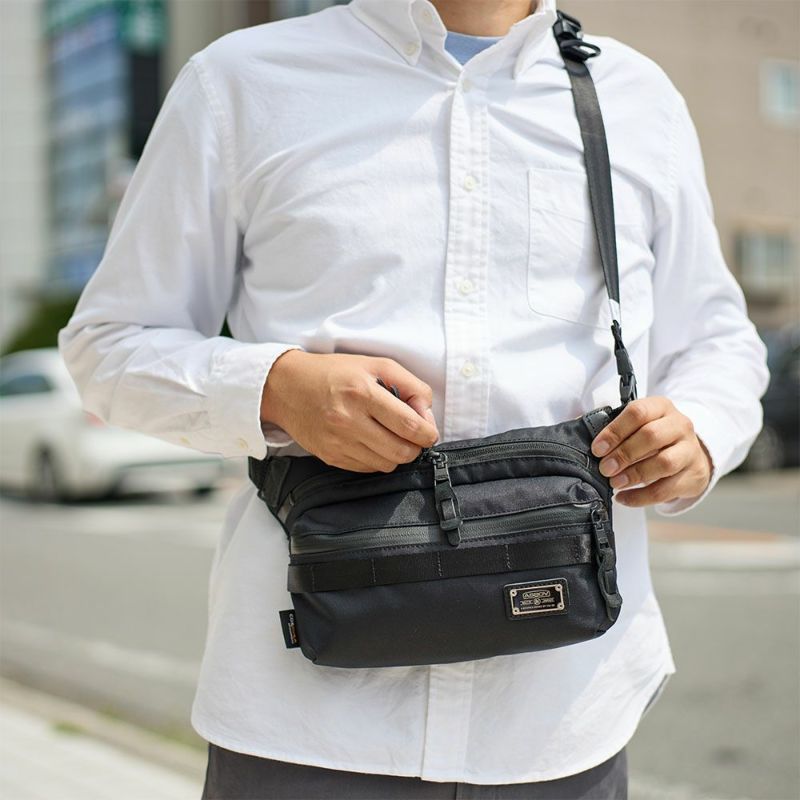 アッソブショルダーバッグバッグAS2OVメンズレディースASSOV斜めがけブランドナイロン評判丈夫小さめ人気黒おすすめ正規品CORDURADOBBY305DFANNYPACKファニーパックショルダー061416