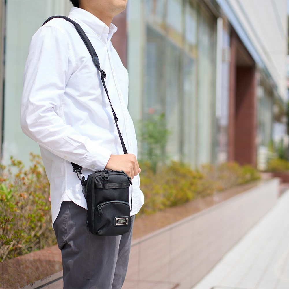 アッソブミニショルダーバッグバッグAS2OVメンズレディースASSOVブランドナイロン評判丈夫小さめ人気黒おすすめ正規品DOBBY305DWALLETSHOULDERウォレットショルダーサコッシュ062100