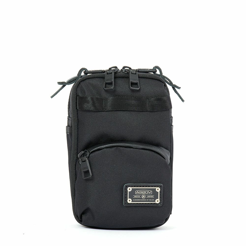 アッソブミニショルダーバッグバッグAS2OVメンズレディースASSOVブランドナイロン評判丈夫小さめ人気黒おすすめ正規品DOBBY305DWALLETSHOULDERウォレットショルダーサコッシュ062100