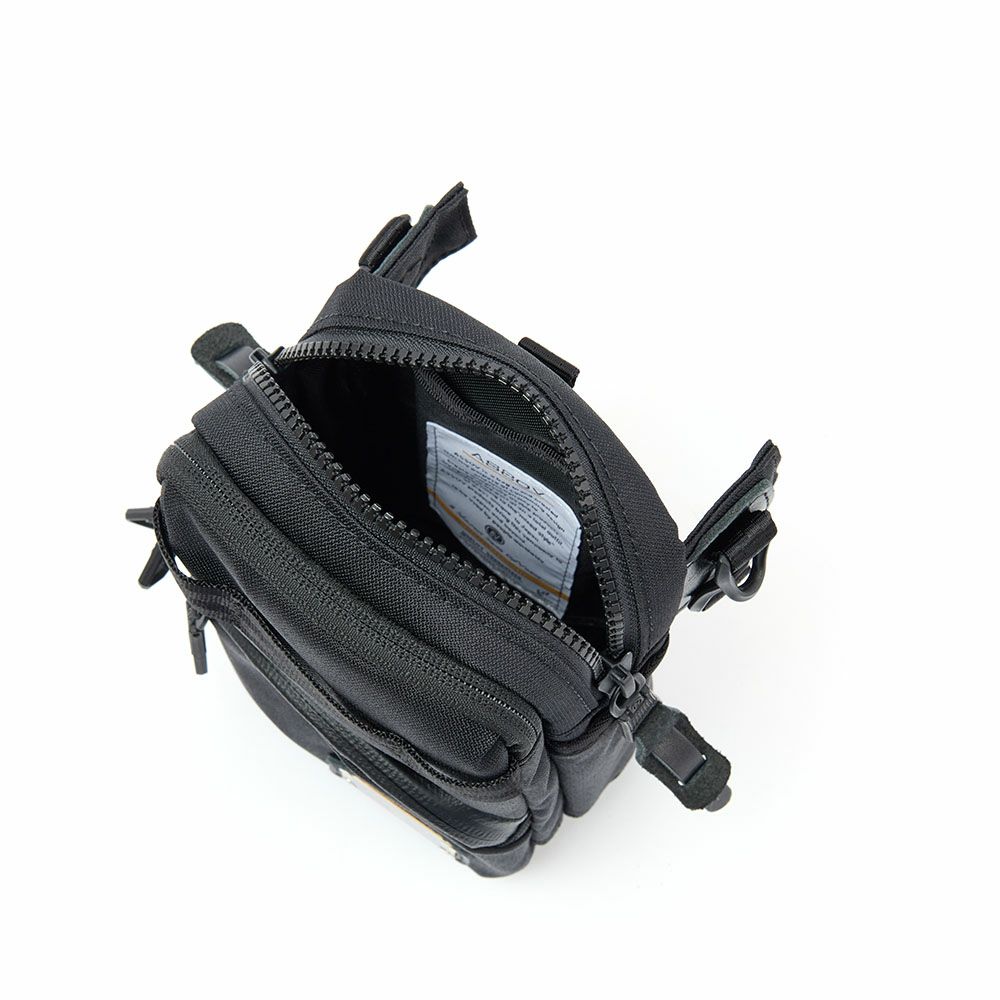 アッソブミニショルダーバッグバッグAS2OVメンズレディースASSOVブランドナイロン評判丈夫小さめ人気黒おすすめ正規品DOBBY305DWALLETSHOULDERウォレットショルダーサコッシュ062100