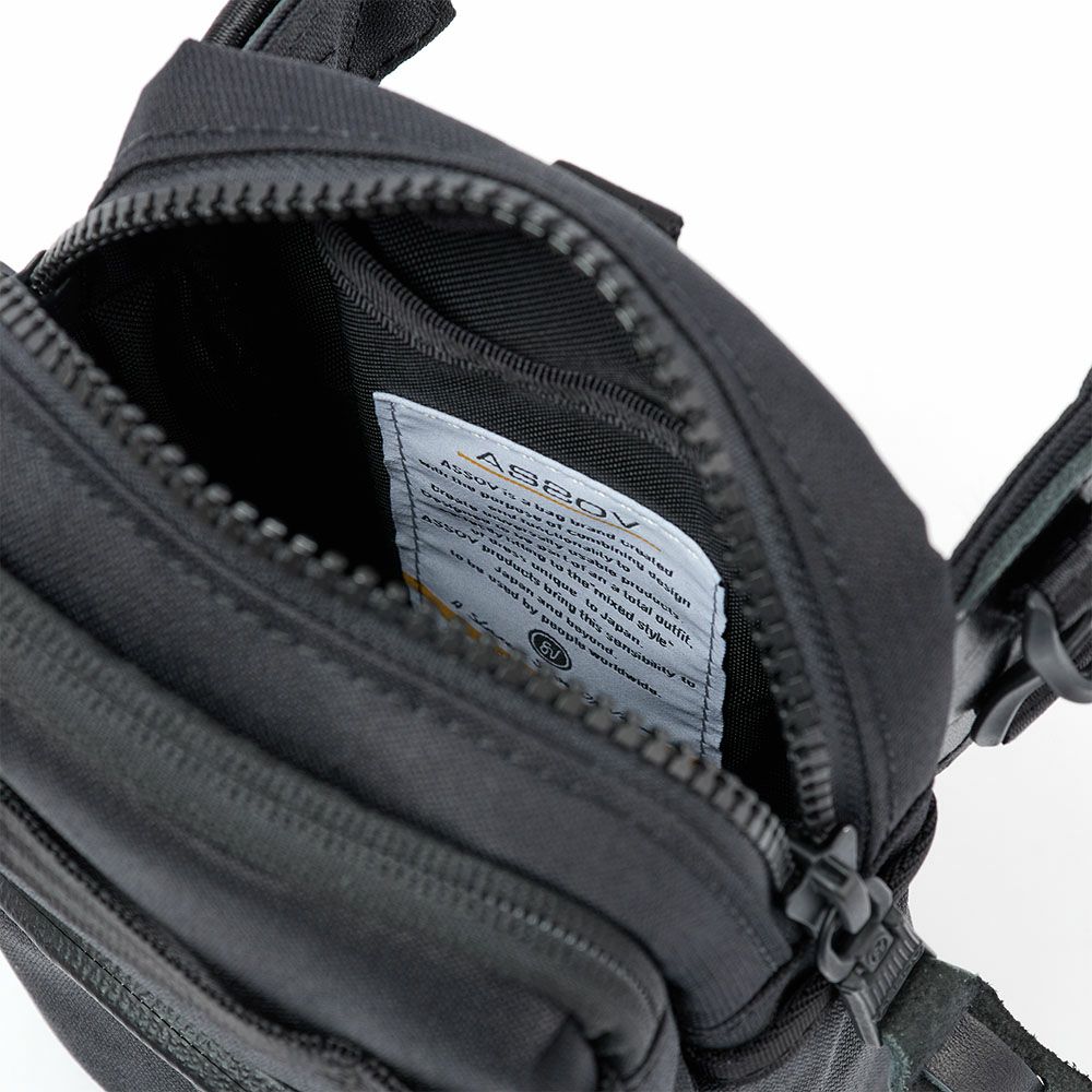 アッソブミニショルダーバッグバッグAS2OVメンズレディースASSOVブランドナイロン評判丈夫小さめ人気黒おすすめ正規品DOBBY305DWALLETSHOULDERウォレットショルダーサコッシュ062100