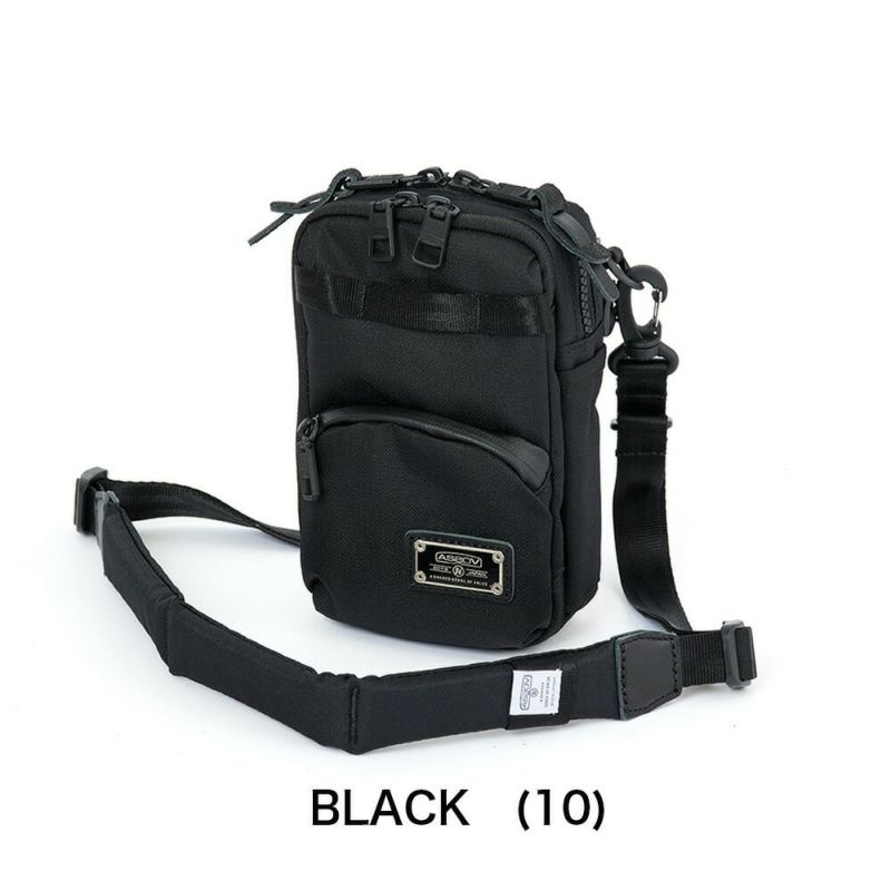 アッソブミニショルダーバッグバッグAS2OVメンズレディースASSOVブランドナイロン評判丈夫小さめ人気黒おすすめ正規品DOBBY305DWALLETSHOULDERウォレットショルダーサコッシュ062100