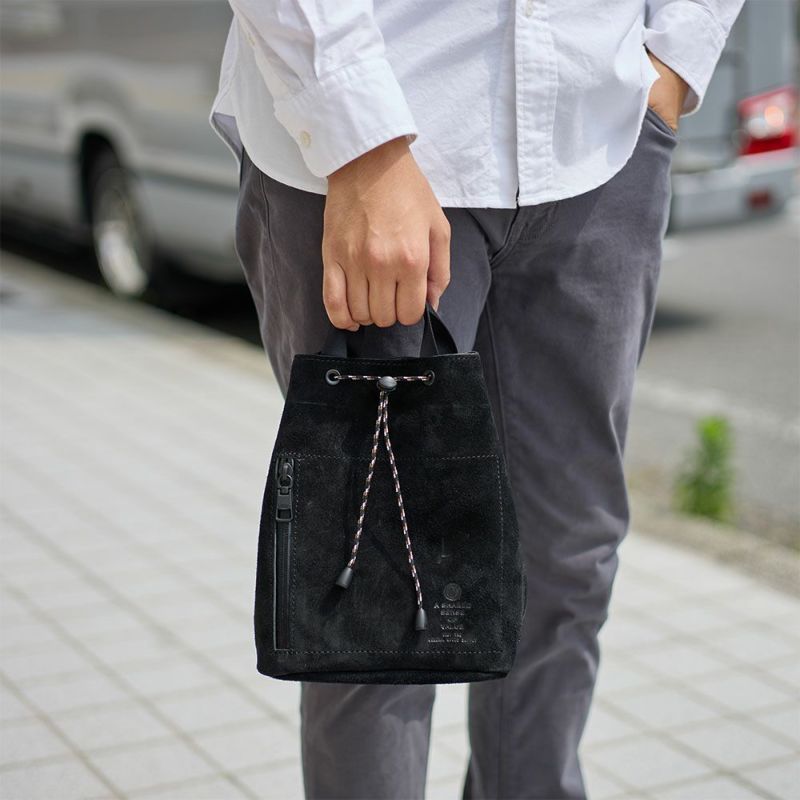 アッソブショルダーバッグ巾着ショルダーバッグAS2OVメンズレディースASSOVブランド評判丈夫人気おすすめ防水正規品WATERPROOFSUEDEDRAWSTRINGBAG091754