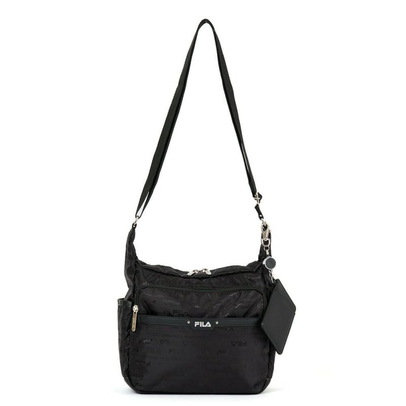 フィラショルダーバッグFILAレディースファスナー付き横型バッグ軽量多収納人気斜めがけブランド小さめマザーズバッグおしゃれかわいい大人30代40代50代7693