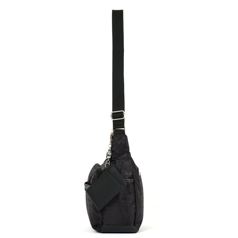 フィラショルダーバッグFILAレディースファスナー付き横型バッグ軽量多収納人気斜めがけブランド小さめマザーズバッグおしゃれかわいい大人30代40代50代7693