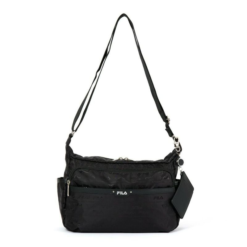 フィラショルダーバッグFILAレディースファスナー付き船形三日月型バッグ軽量多収納人気斜めがけブランド大きめマザーズバッグおしゃれかわいい大人30代40代50代7694