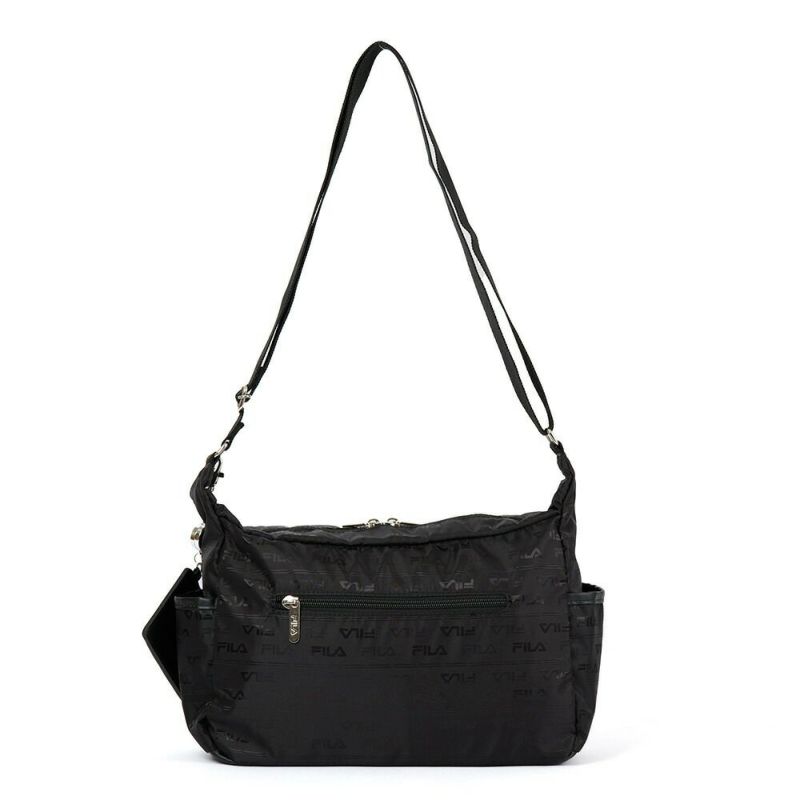 フィラショルダーバッグFILAレディースファスナー付き船形三日月型バッグ軽量多収納人気斜めがけブランド大きめマザーズバッグおしゃれかわいい大人30代40代50代7694