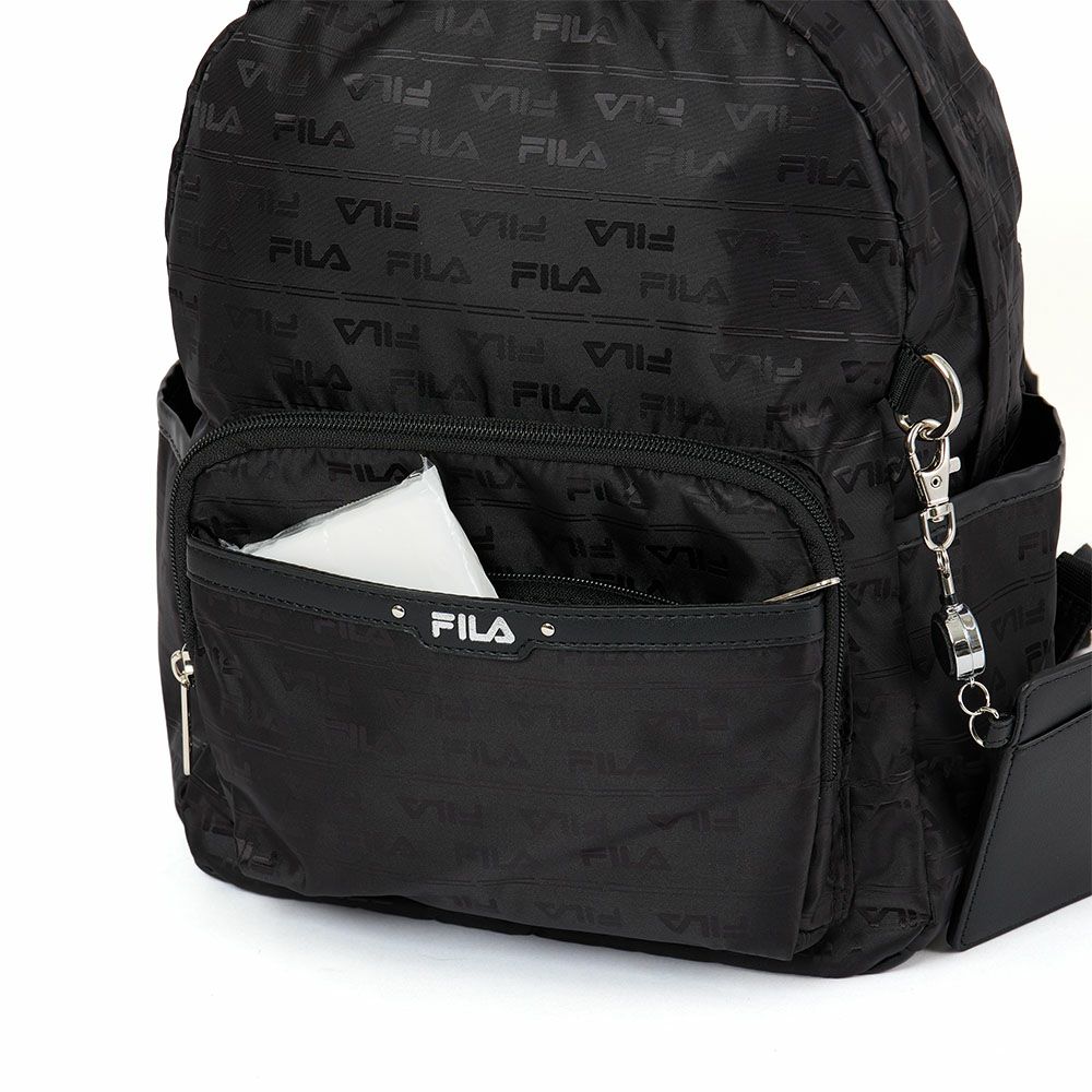 フィラリュックFILAレディースファスナー付き大人バッグ軽量多収納人気ブランド小さめマザーズバッグマザーズリュックおしゃれかわいい30代40代50代7696