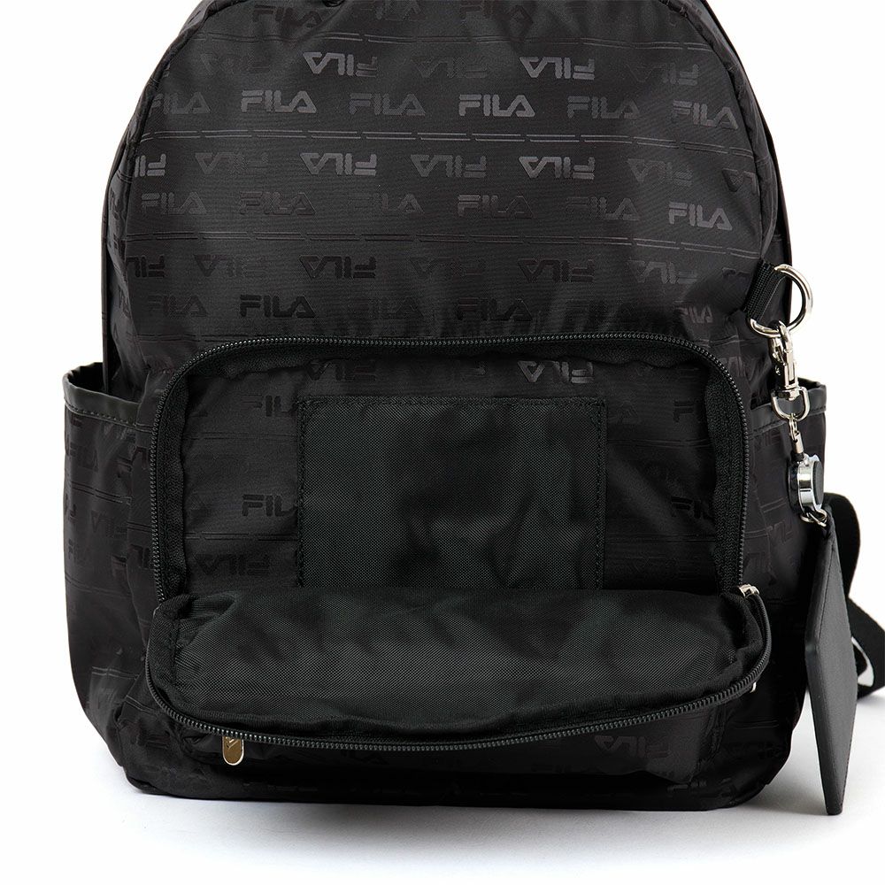 フィラリュックFILAレディースファスナー付き大人バッグ軽量多収納人気ブランド小さめマザーズバッグマザーズリュックおしゃれかわいい30代40代50代7696