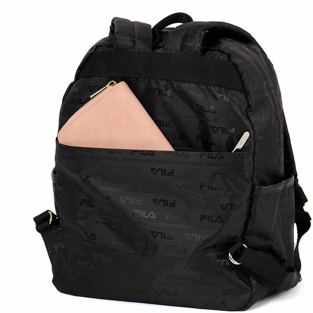 フィラリュックFILAレディースファスナー付き大人バッグ軽量多収納人気ブランド小さめマザーズバッグマザーズリュックおしゃれかわいい30代40代50代7696
