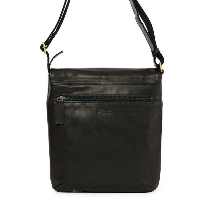ダコタショルダーバッグメンズ縦型Dakota本革革レザー馬革バッグショルダーバック斜めがけ斜め掛けブランドおしゃれ大人縦長大きめ薄いダコタブラックレーベル軽い軽量1623804