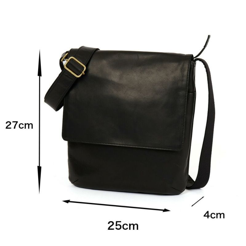 ダコタショルダーバッグメンズ縦型Dakota本革革レザー馬革バッグショルダーバック斜めがけ斜め掛けブランドおしゃれ大人縦長大きめ薄いダコタブラックレーベル軽い軽量1623804