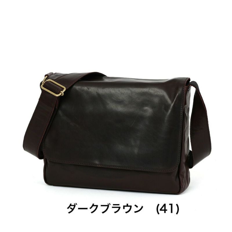 ダコタショルダーバッグメンズDakotaB5本革革レザー馬革バッグショルダーバック斜めがけ斜め掛けブランドおしゃれ大人ダコタブラックレーベル軽い軽量40代50代60代1623805