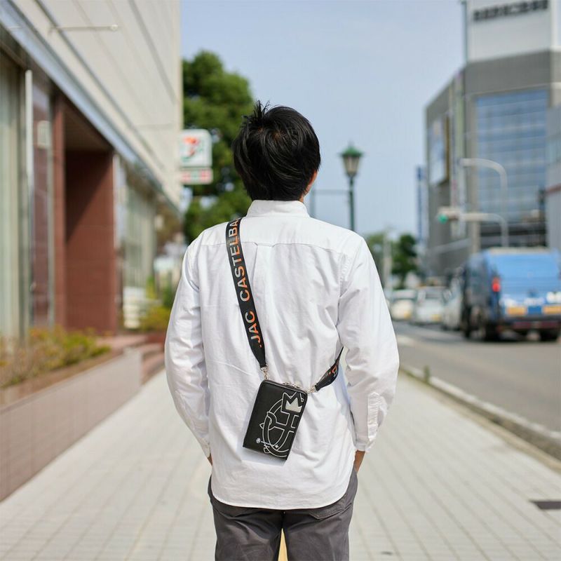 カステルバジャックミニショルダーバッグバッグCASTELBAJACウプラ本革レザースマホショルダーバッグスマホポーチ財布メンズレディースミニショルダーバッグブランド大人男性人気54121