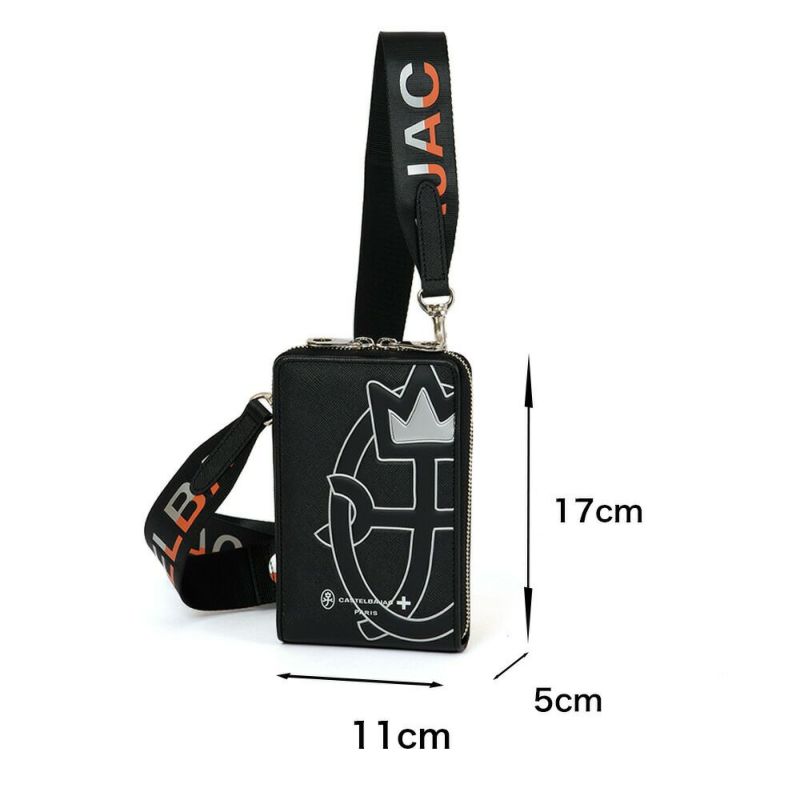 カステルバジャックミニショルダーバッグバッグCASTELBAJACウプラ本革レザースマホショルダーバッグスマホポーチ財布メンズレディースミニショルダーバッグブランド大人男性人気54121