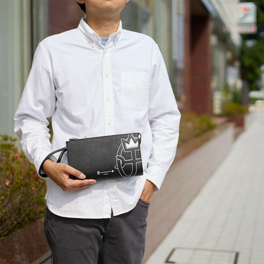 カステルバジャッククラッチバッグセカンドバッグウプラCASTELBAJAC本革メンズレディースバッグセカンドバッククラッチバックブランドレザー革おしゃれ冠婚葬祭結婚式二次会54221