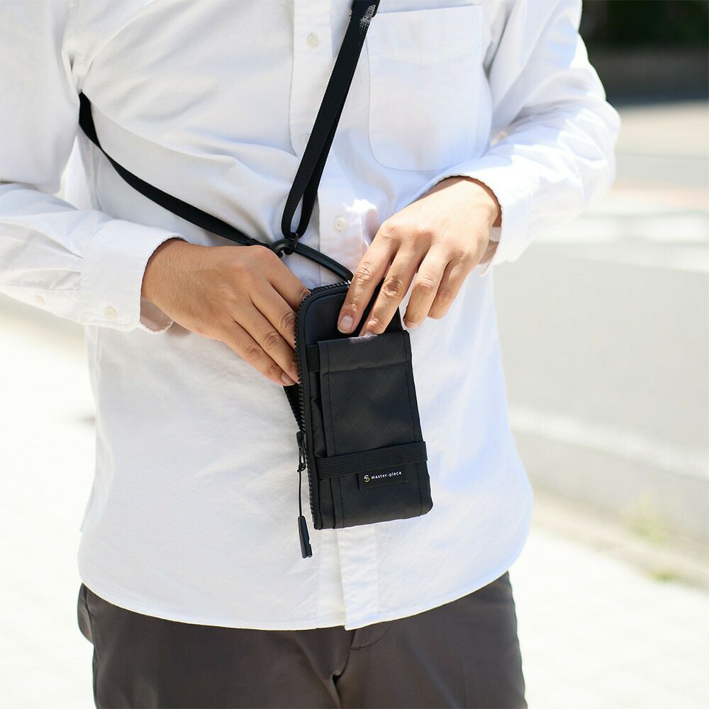 【正規取扱店】マスターピーススマホショルダーショルダーバッグmaster-pieceスマホショルダーバッグmasterpieceメンズブランドおしゃれ大人評判人気ストラップフェス日本製masterpiece289011
