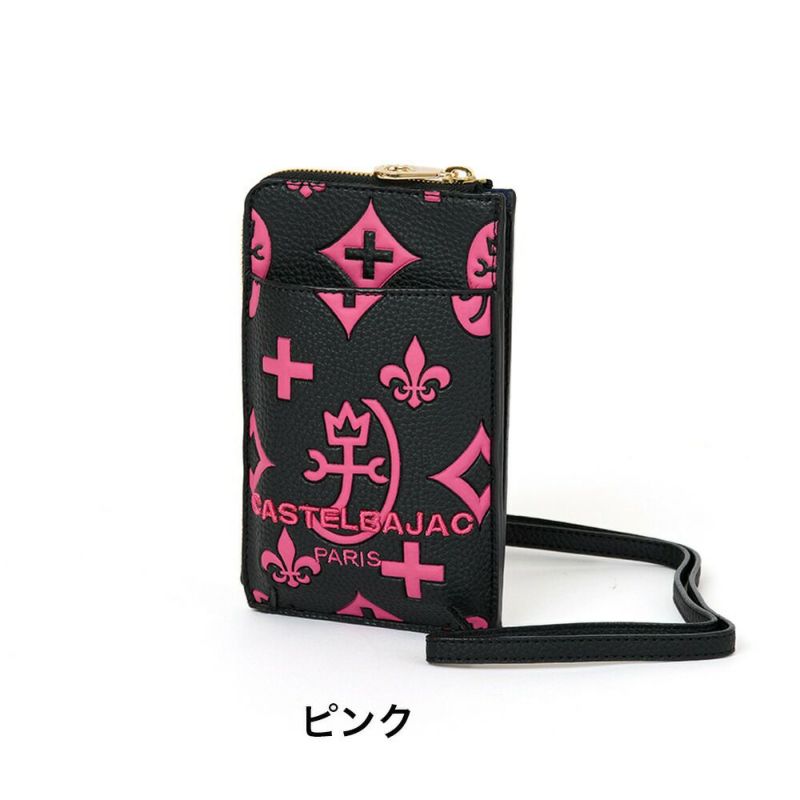 カステルバジャックスマホショルダーバッグミニショルダーバッグCASTELBAJACクレア財布レディーススマホショルダーバッグショルダーバッグ女性ブランド大人おしゃれ人気68134