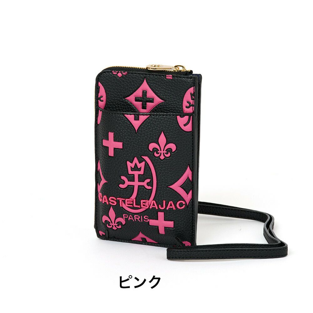 カステルバジャックスマホショルダーバッグミニショルダーバッグCASTELBAJACクレア財布レディーススマホショルダーバッグショルダーバッグ女性ブランド大人おしゃれ人気68134