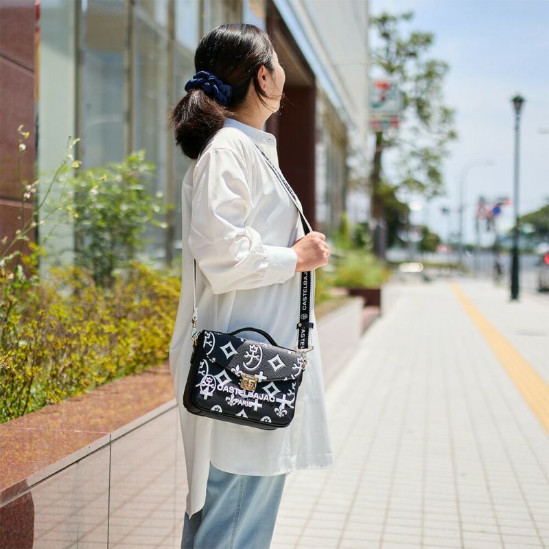 カステルバジャックショルダーバッグ手付き2WAYCASTELBAJACクレアレディースバッグショルダーバック斜めがけ使いやすい女性ブランド大人おしゃれ人気68131