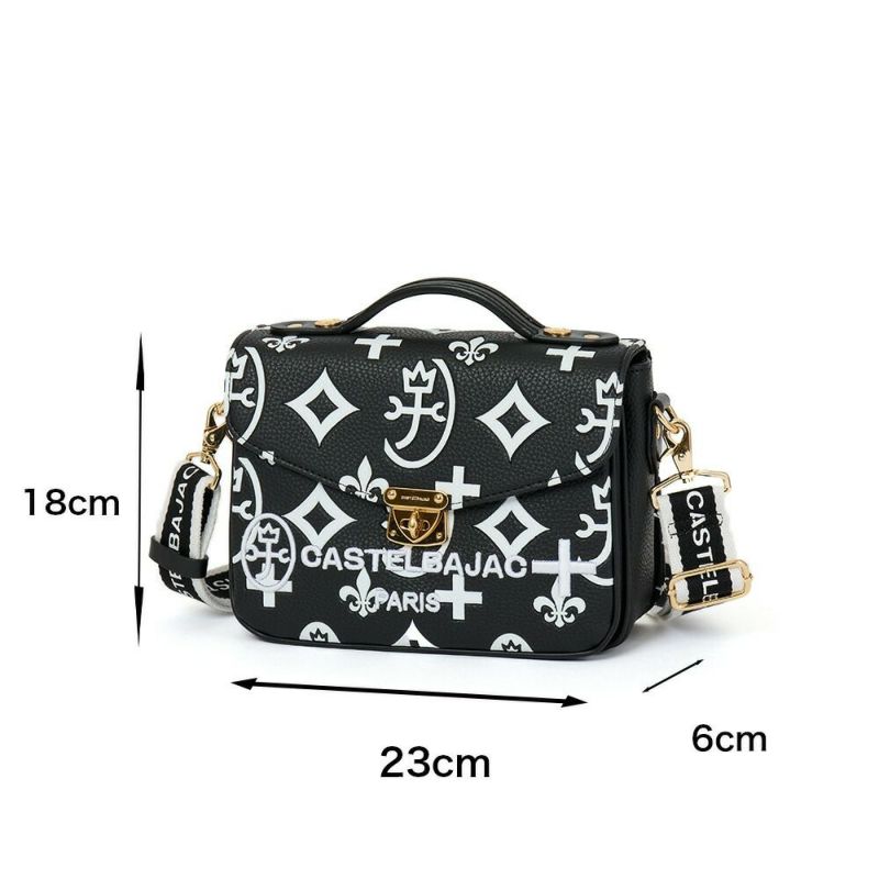カステルバジャックショルダーバッグ手付き2WAYCASTELBAJACクレアレディースバッグショルダーバック斜めがけ使いやすい女性ブランド大人おしゃれ人気68131