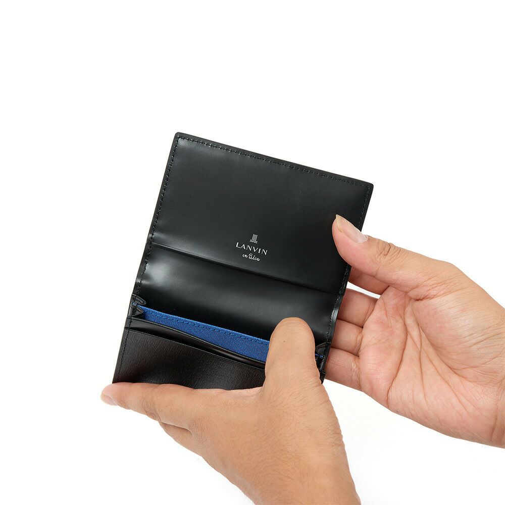 LANVINenBleu名刺入れランバンオンブルーフィズメンズレディース牛革レザー名刺いれ名刺入名刺ケースカードケース小物ギフトプレゼントおしゃれビジネスブランド30代40代50代521621