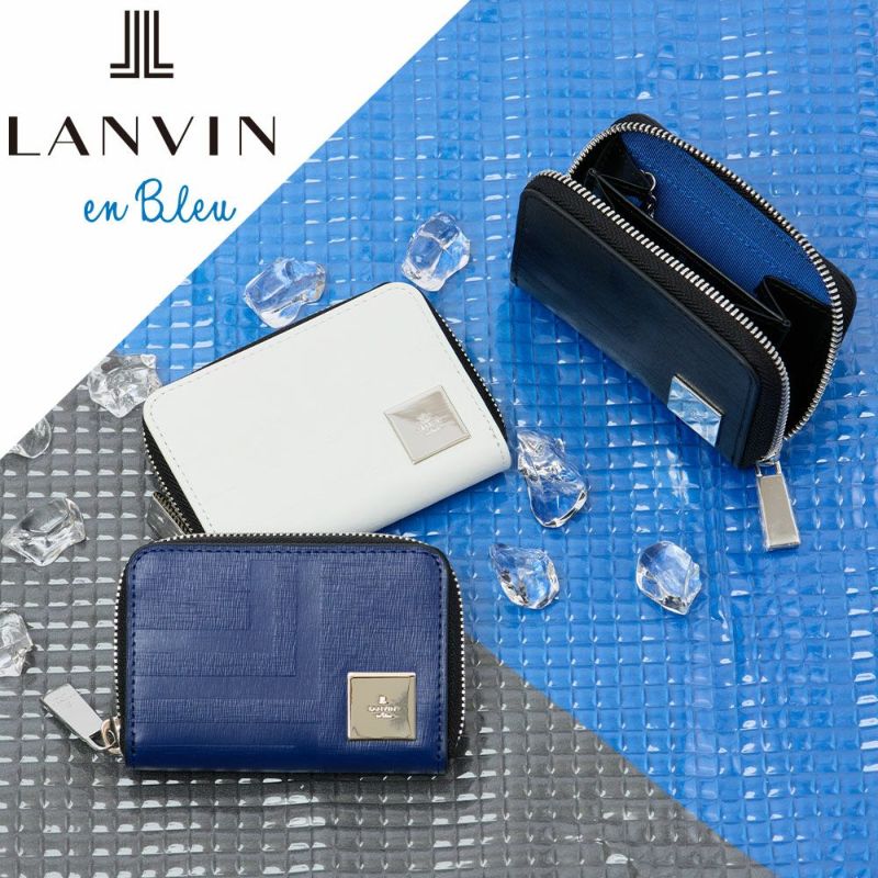 LANVINenBleu小銭入れパスケース兼用ランバンオンブルーフィズミニ財布財布メンズレディースミニウォレットミニコンパクトコインケースブランド人気薄い小さい本革521622