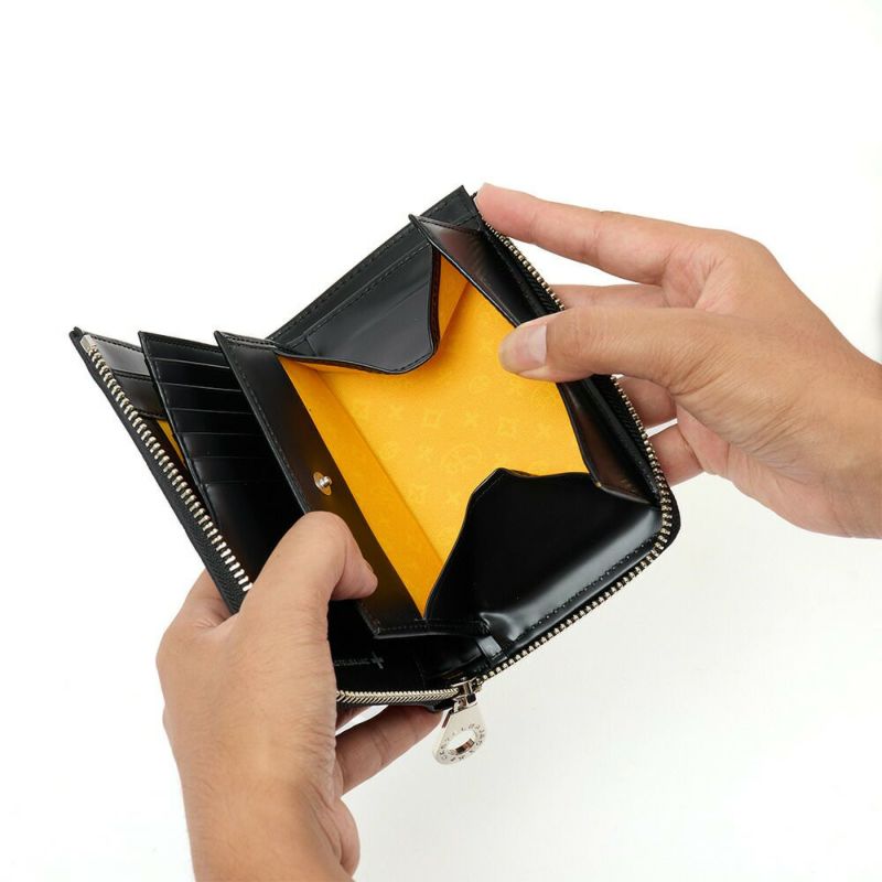 カステルバジャック財布二つ折りミドルウォレットウプラファスナー縦型メンズレディースCASTELBAJAC小銭入れあり二つ折り財布2つ折り財布本革レザー人気ブランド大人男性30代40代50代54623
