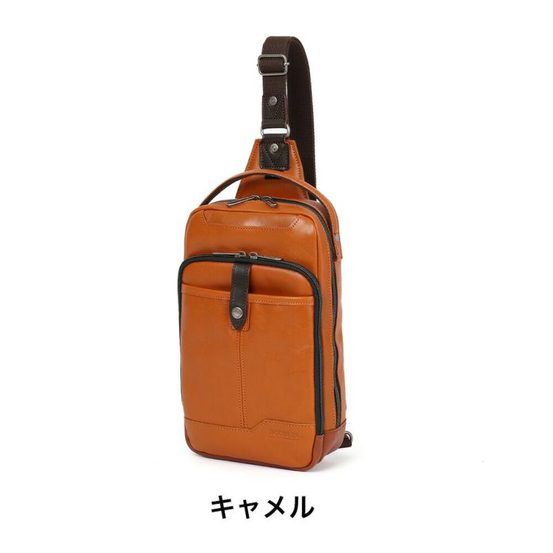 DOUBLESダブルスボディバッグバッグメンズレディース本革革レザー斜めがけ斜め掛けショルダーバッグ大容量30代40代50代BKS-7041