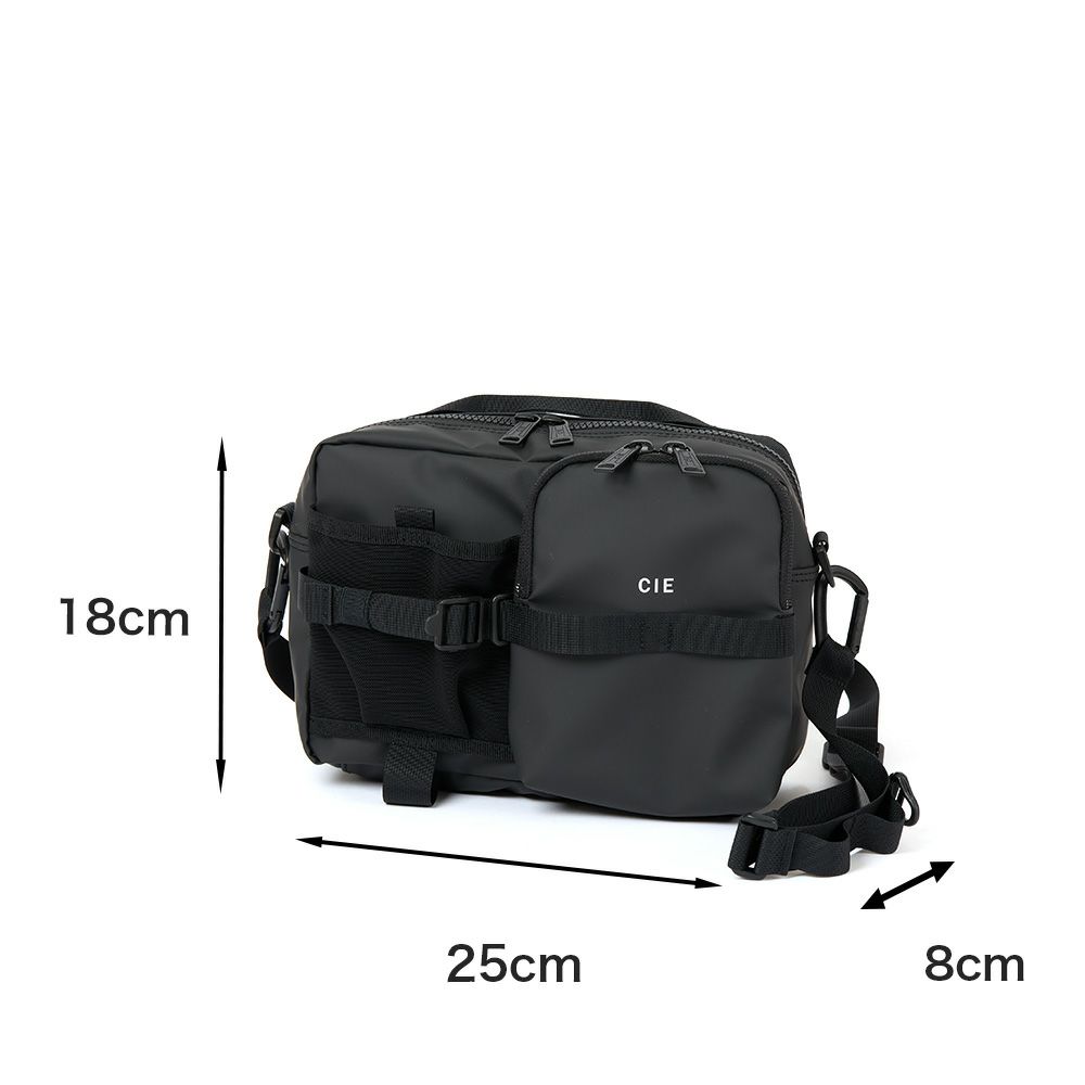 CIEショルダーバッグバッグシーGRID3BOTTLESHOULDERBAGMメンズレディースペットボトルが入る斜めがけ斜め掛けブランド評判人気防水撥水おすすめ正規品日本製グリッド3032065