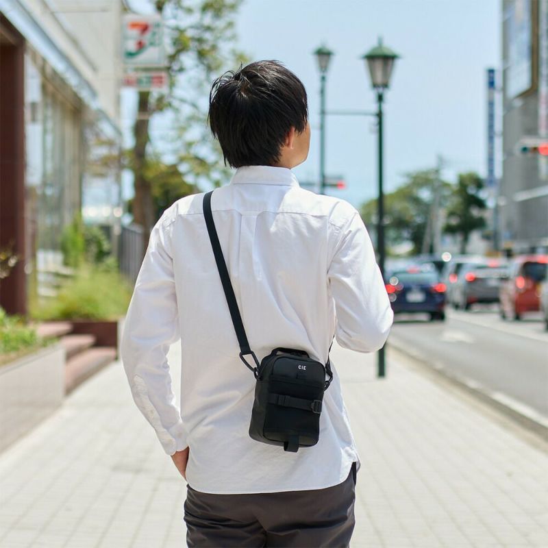 CIEショルダーバッグバッグシーGRID3BOTTLEMINISHOULDERBAGメンズレディースミニショルダーバッグ斜めがけ斜め掛けブランド評判人気防水撥水小さい小さめおすすめ正規品日本製グリッド3032067
