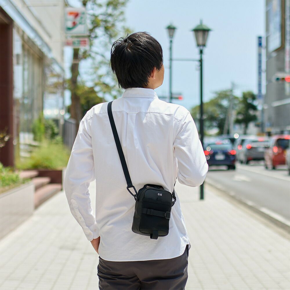 CIEショルダーバッグバッグシーGRID3BOTTLEMINISHOULDERBAGメンズレディースミニショルダーバッグ斜めがけ斜め掛けブランド評判人気防水撥水小さい小さめおすすめ正規品日本製グリッド3032067