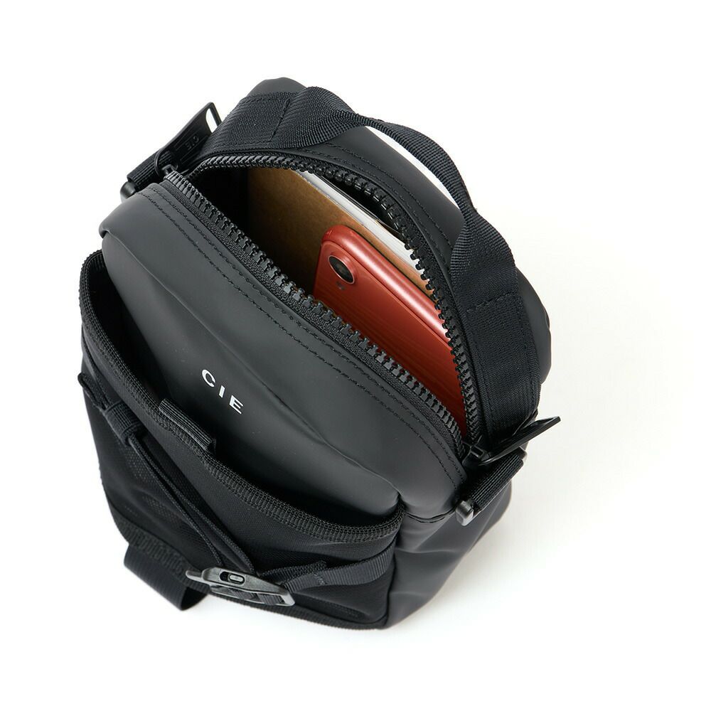 CIEショルダーバッグバッグシーGRID3BOTTLEMINISHOULDERBAGメンズレディースミニショルダーバッグ斜めがけ斜め掛けブランド評判人気防水撥水小さい小さめおすすめ正規品日本製グリッド3032067