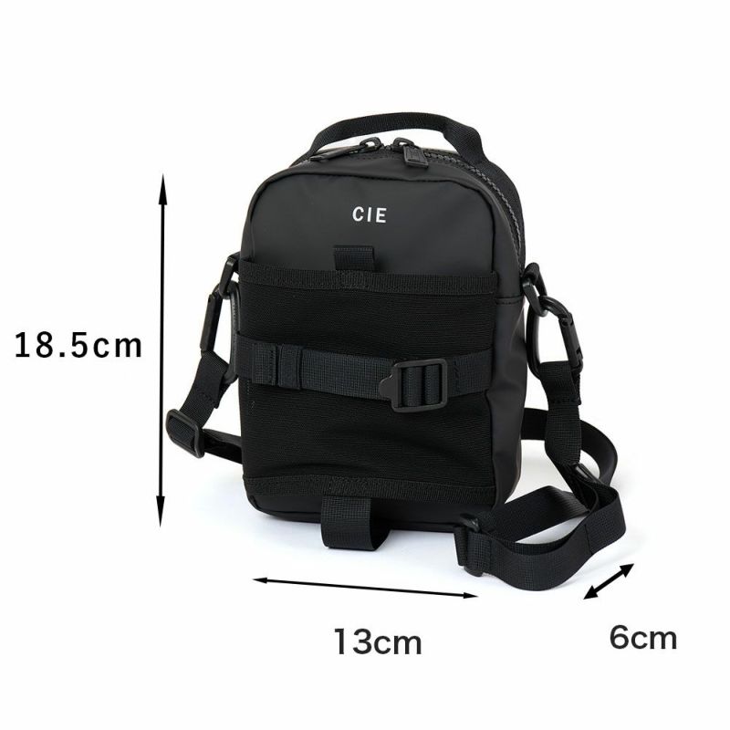 CIEショルダーバッグバッグシーGRID3BOTTLEMINISHOULDERBAGメンズレディースミニショルダーバッグ斜めがけ斜め掛けブランド評判人気防水撥水小さい小さめおすすめ正規品日本製グリッド3032067