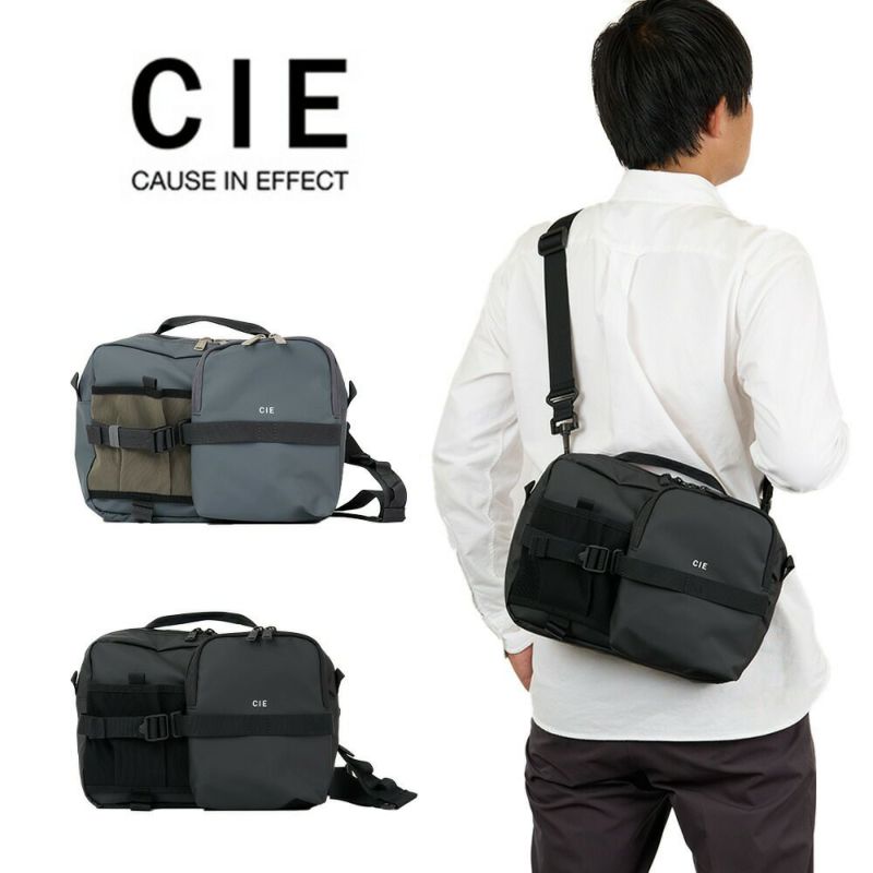 CIEショルダーバッグバッグシーGRID3BOTTLESHOULDERBAGLメンズレディースペットボトルが入る斜めがけ斜め掛け大きめ大容量ブランド評判人気防水撥水おすすめ正規品日本製グリッド3032068