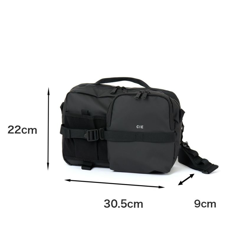 CIEショルダーバッグバッグシーGRID3BOTTLESHOULDERBAGLメンズレディースペットボトルが入る斜めがけ斜め掛け大きめ大容量ブランド評判人気防水撥水おすすめ正規品日本製グリッド3032068