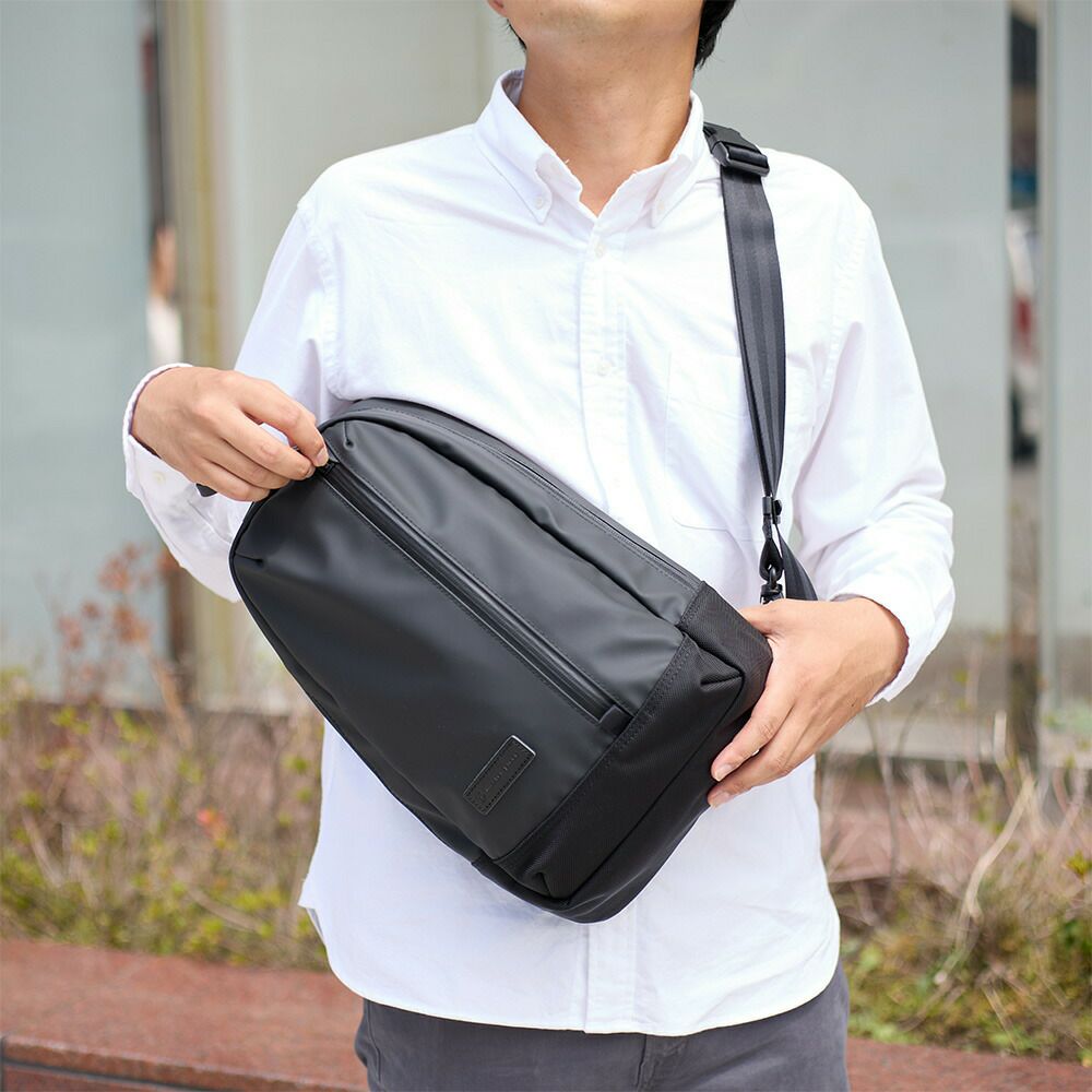 【正規取扱店】マスターピースボディバッグバッグmaster-pieceスリングバッグLmasterpieceスリックslickメンズ大容量大きめ大きいショルダーバッグブランド人気おすすめ日本製No.02491