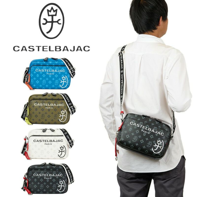 カステルバジャックショルダーバッグバッグ横型CASTELBAJACサシャメンズレディースミニショルダーバックショルダー斜めがけ斜め掛けブランド大人おしゃれコンパクト小さめ小さい48122