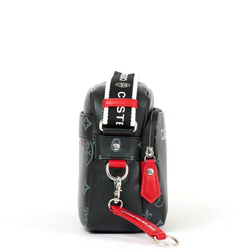 カステルバジャックショルダーバッグバッグ横型CASTELBAJACサシャメンズレディースミニショルダーバックショルダー斜めがけ斜め掛けブランド大人おしゃれコンパクト小さめ小さい48122