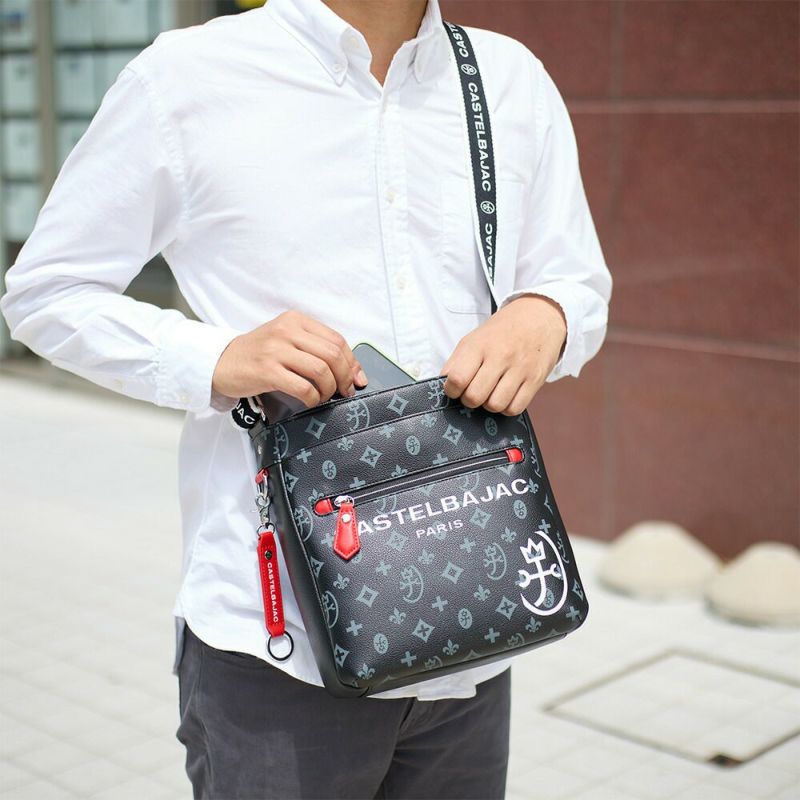 カステルバジャックショルダーバッグバッグCASTELBAJACサシャメンズレディースB5大きめ大容量ショルダーバックショルダー斜めがけ斜め掛けブランド大人おしゃれコンパクト48123