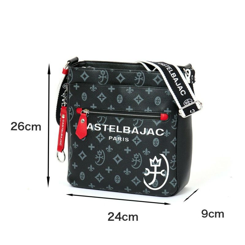 カステルバジャックショルダーバッグバッグCASTELBAJACサシャメンズレディースB5大きめ大容量ショルダーバックショルダー斜めがけ斜め掛けブランド大人おしゃれコンパクト48123