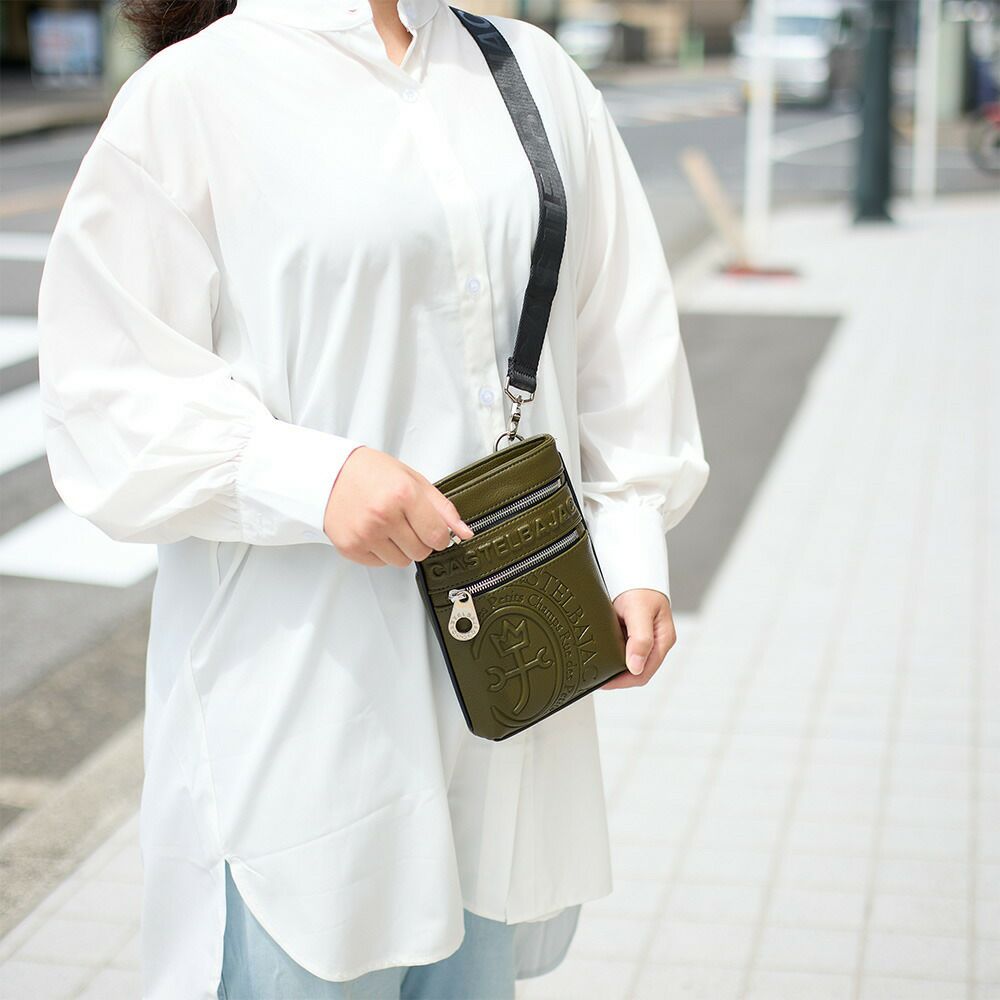 カステルバジャックミニショルダーバッグバッグCASTELBAJACダナンスマホショルダーバッグスマホポーチ財布メンズレディースミニショルダーバッグブランド大人男性女性人気45111