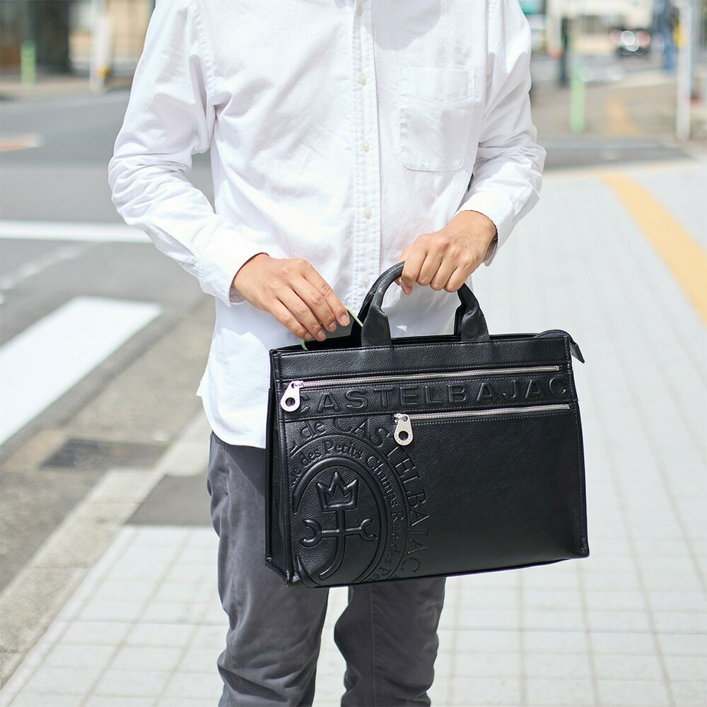 カステルバジャックトートバッグバッグCASTELBAJACダナンメンズレディースA4トートトートバックブランドかっこいいおしゃれ人気大きめファスナー付き大容量おすすめ45711