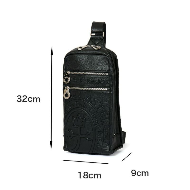 カステルバジャックボディバッグショルダーバッグバッグCASTELBAJACダナンメンズレディースバックボディバックワンショルダーバッグ斜め掛けバッグブランド軽量かっこいいおしゃれ人気45911