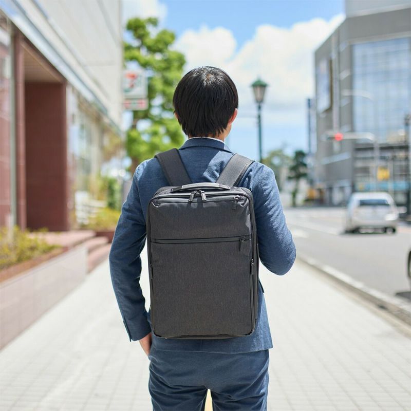 エースリュックガジェタブルヘザーB419L23Lエキスパンダブルaceメンズレディース15.6インチPC対応ビジネスリュックビジネスカジュアルビジネスバッグバックパック容量拡張大容量大きめ68294