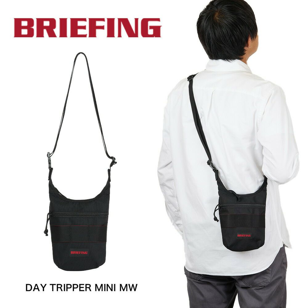 ブリーフィングBRIEFINGショルダーバッグDAYTRIPPERMINIMWメンズレディースミニショルダーバッグブランド小さい小さめ正規品BRA243L01