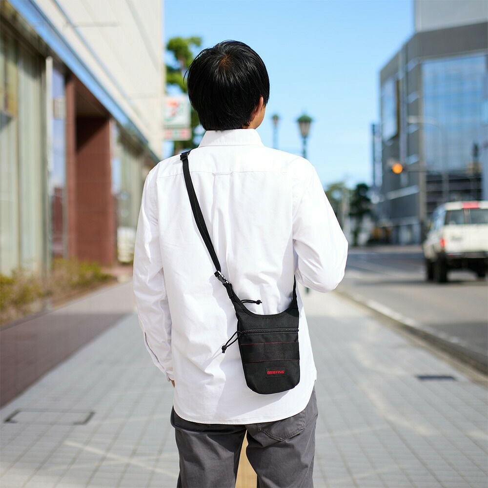 ブリーフィングBRIEFINGショルダーバッグDAYTRIPPERMINIMWメンズレディースミニショルダーバッグブランド小さい小さめ正規品BRA243L01