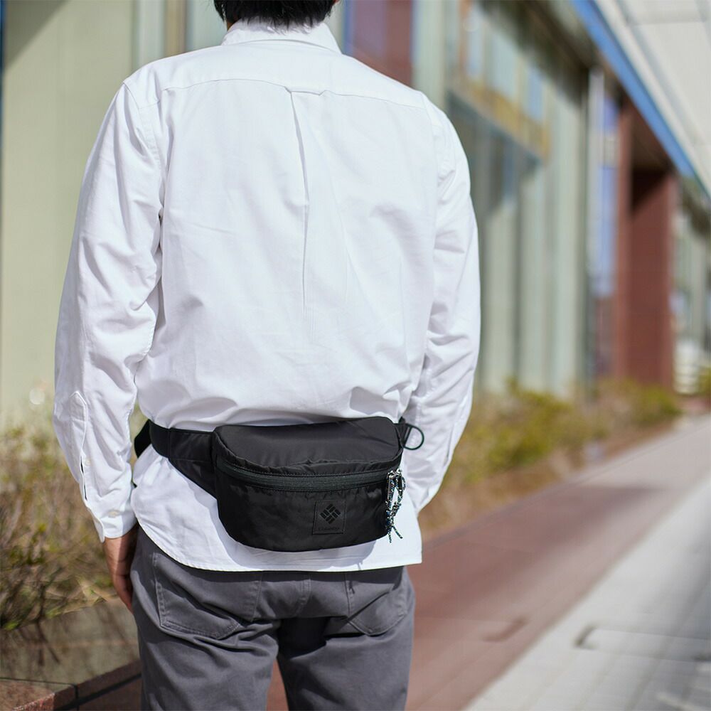 コロンビアボディバッグヒップバッグColumbiaショルダーバッグウエストバッグメンズレディースウエストポーチ斜めがけ斜め掛けブランドグレートスモーキーガーデンヒップバッグPU8733