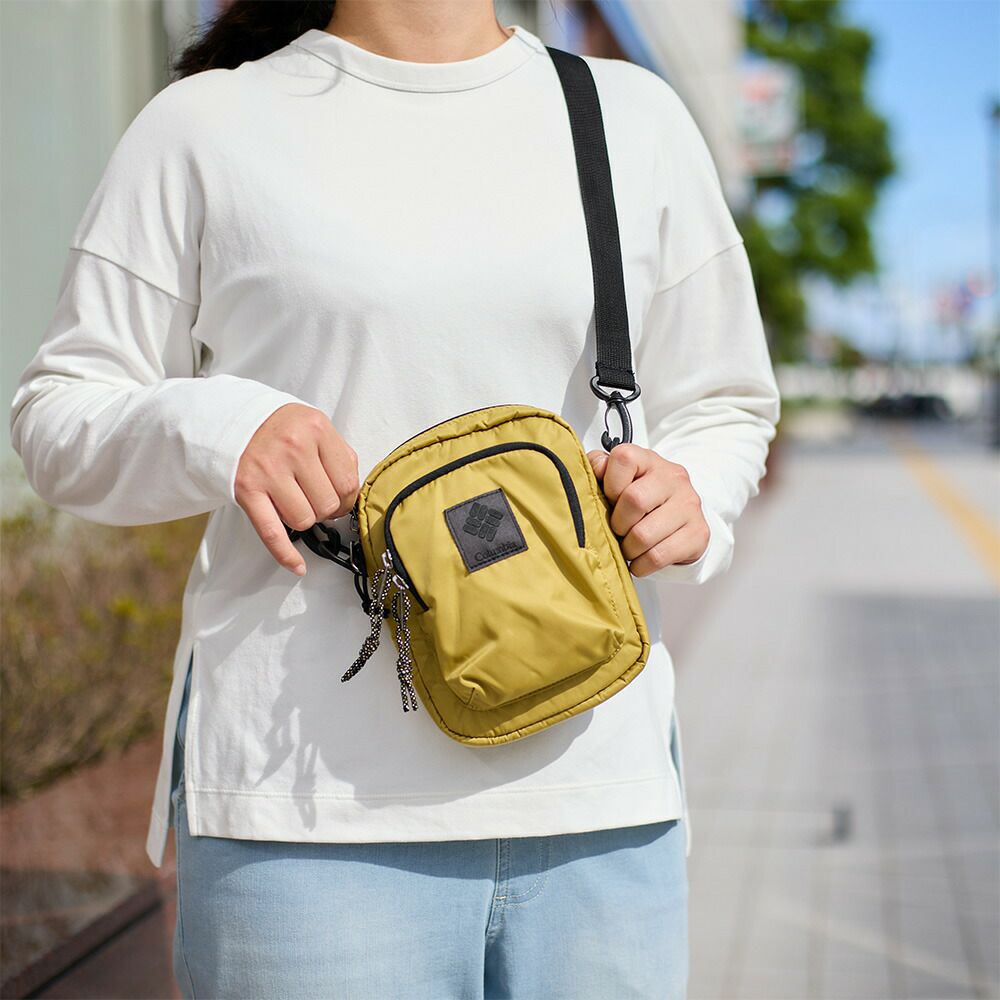 コロンビアショルダーバッグミニColumbiaメンズレディースグレートスモーキーガーデンミニショルダーバッグ斜め掛けバッグ斜め掛けななめがけバッグ撥水おしゃれ旅行軽い軽量小さめPU8734