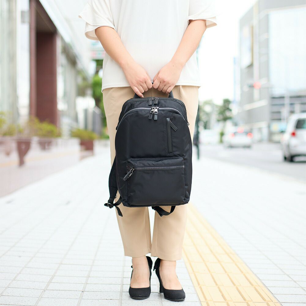 リュックレディースビジネスW&.Day/Nightポッケス2024モデルスリムリュックA4サイズ13.3インチPC収納ビジネスリュック通勤エースビジネスバッグバッグきれいめブランド軽量軽いおしゃれ女性15276